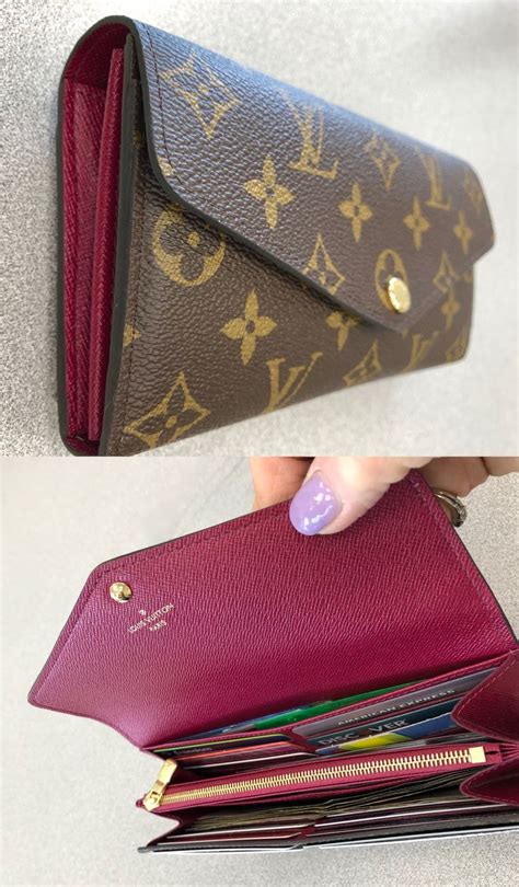 louis vuitton monogram full size wallet|louis vuitton wallet sarah.